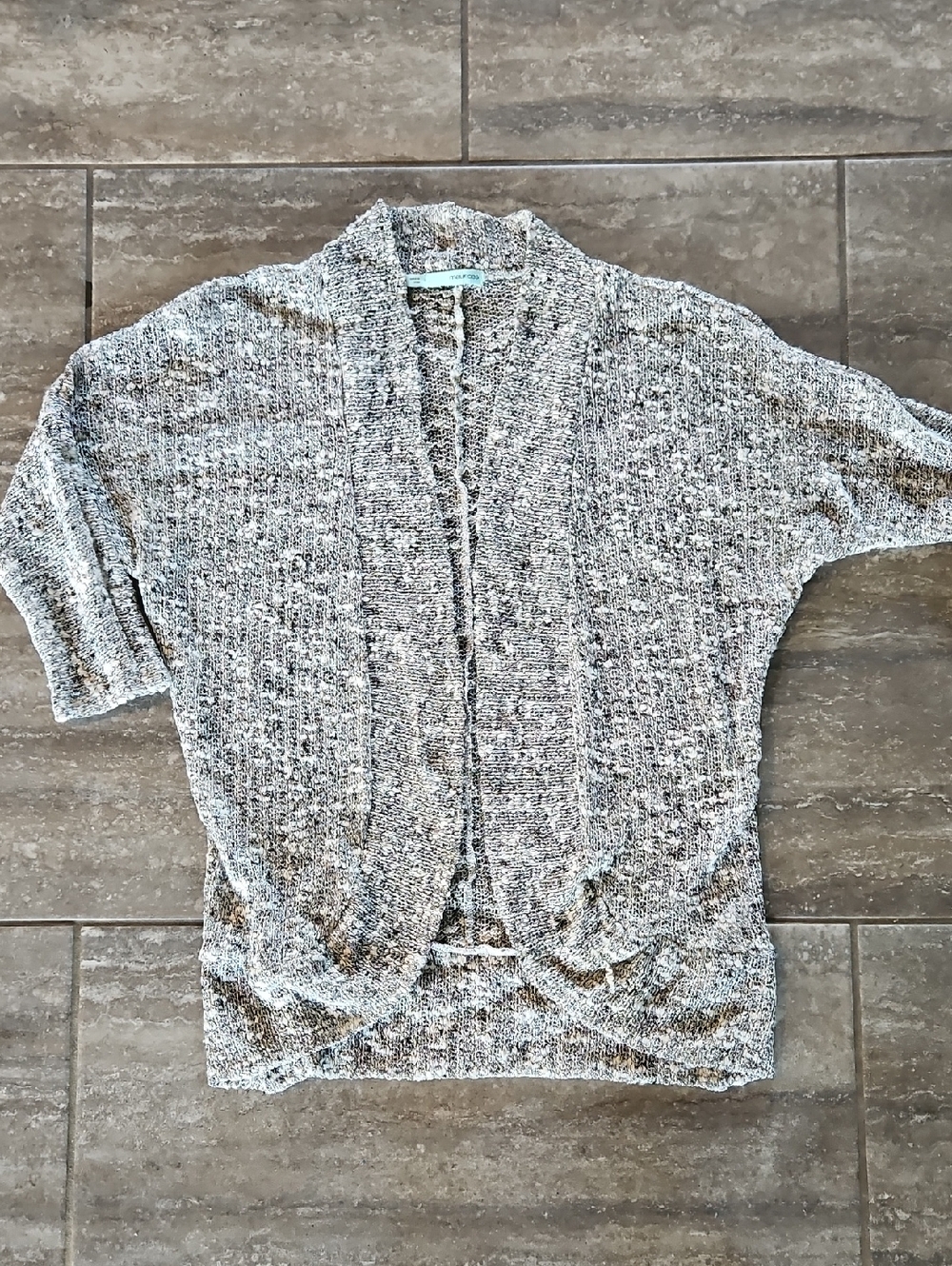 Maurices Heathered Gray Open-Front Women’s Cardigan